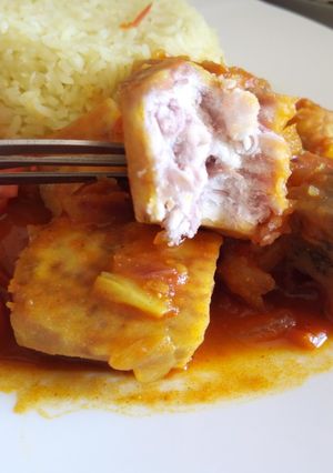 A picture of Nduma (Arrow Roots) Curry#mycreativearrowrootscontest.