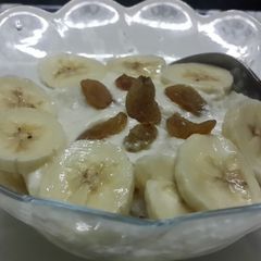 Doi Chire/Pohà/Flattened rice with curd A picture of Doi Chire/Pohà/Flattened rice with curd.