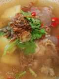 Tom Yum Potato Soup with Chicken Biryani Flavor
