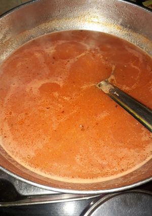 A picture of Tomato soup.