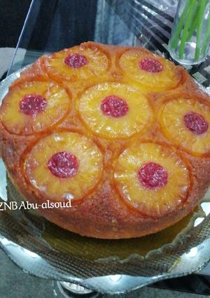 صورة لوصفة كيكة الأنانآس 🍍