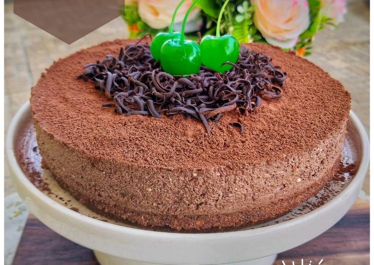 Unbaked Chocolate Cheesecake