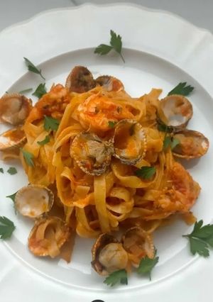 Une photo de Pasta Frutti Di Mare 🇮🇹