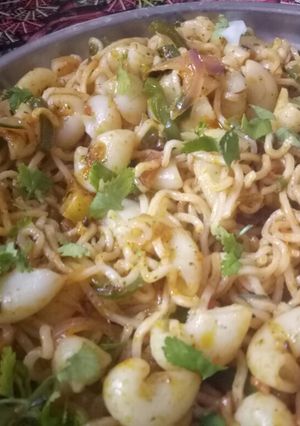 A picture of Veg. Maggi macaroni.