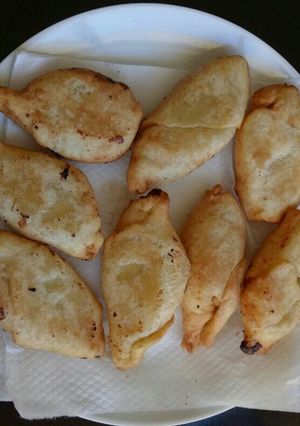 A picture of Fried Coated Banana (Pisang Molen) *Vegan.