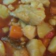 Guiso con bacalao
