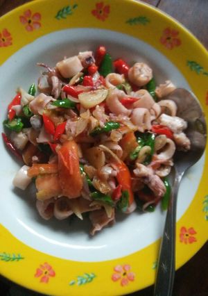Foto resep Cumi cabe ijo