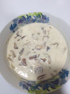 صورة لوصفة فتوش باللبن