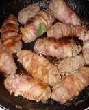 Enrrollados de carne magra