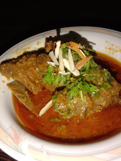 A picture of Badami Qorma (mutton) 🍲🍲🍲.