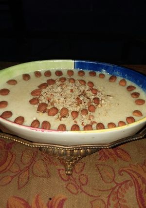 A picture of Badami kheer.