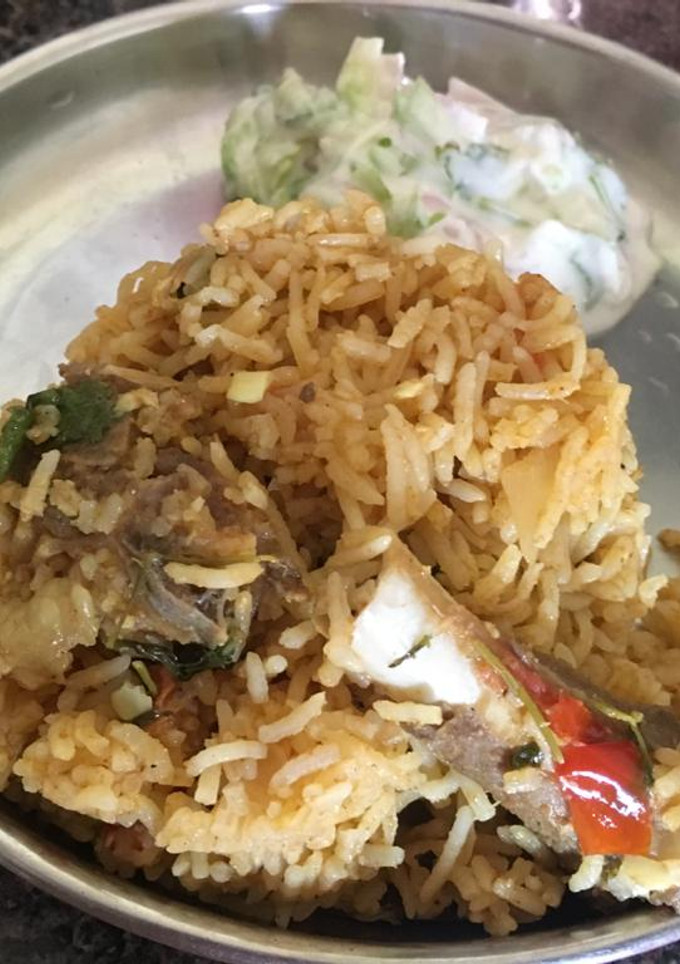 செம டேஸ்ட்டி மட்டன் பிரியாணி செய்முறை முக்கிய புகைப்படம்