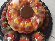 Gambar puding kiwi