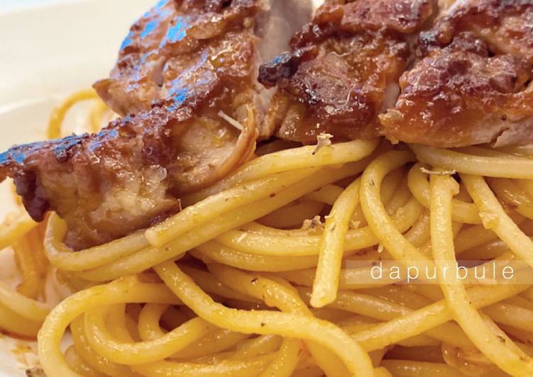 Cara mudah Membuat Sphagetti Oriental Chicken yang Sempurna