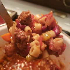 A picture of Pasta e Fagioli (Amy style).