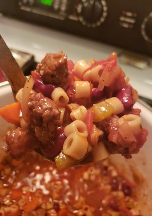 A picture of Pasta e Fagioli (Amy style).
