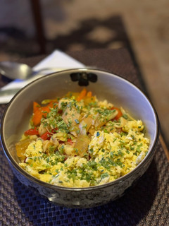 Una foto de Wok de verduras y huevo (Apto fase 2)