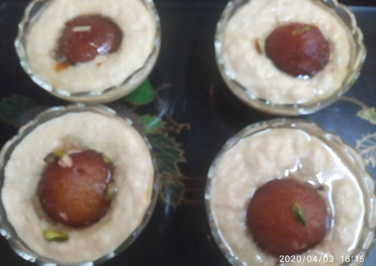 Step-by-Step Guide to Make Super Quick Homemade Gulab jamun in instant rabdi