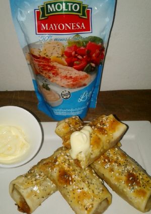 Una foto de Rollitos de carne!