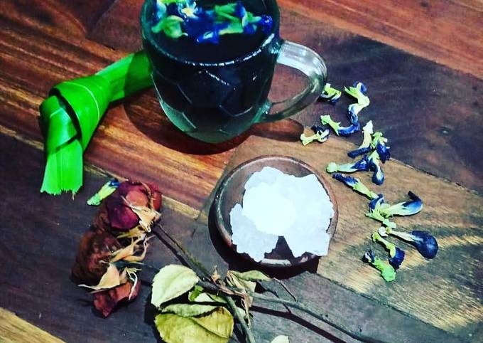 Resep Minuman Herbal Bunga Telang Oleh Meliana - Cookpad