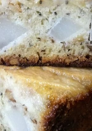 Una foto de Budín de peras sin tacc