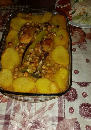 صورة لوصفة أرز في الفرن