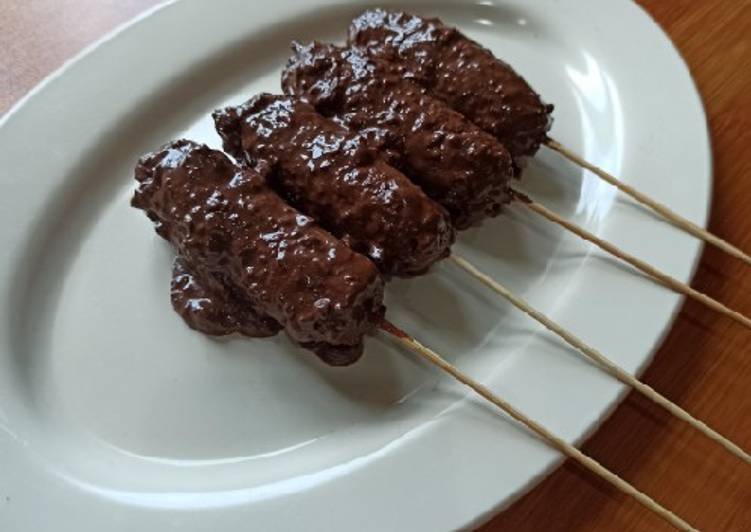Sate pisang crunchy ovo
