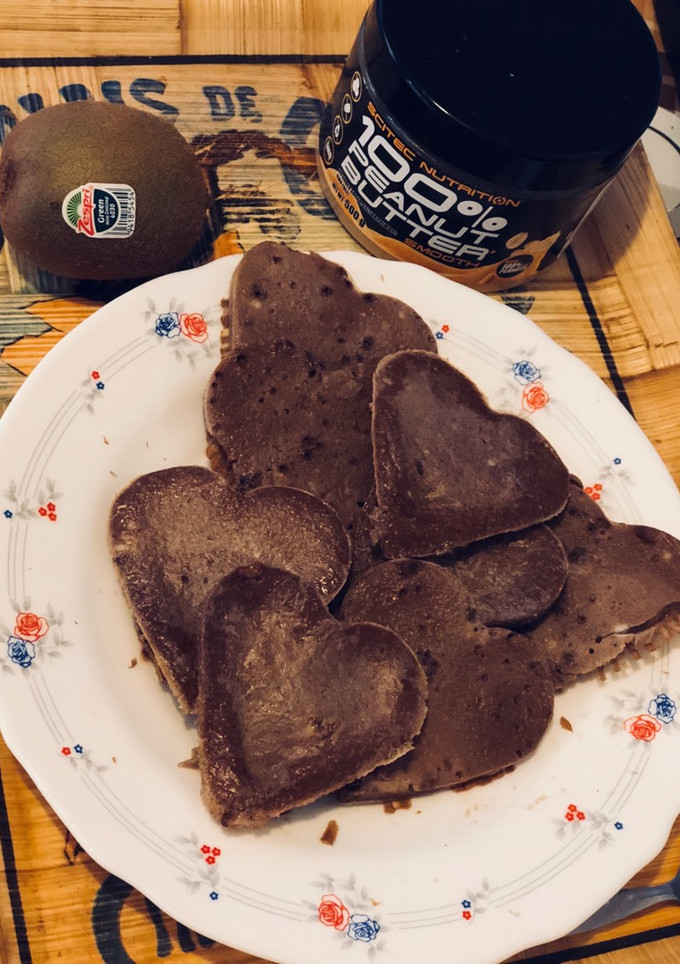 Una foto de Tortitas de avena fitness!❤️🥞🥜💪🏽🤤