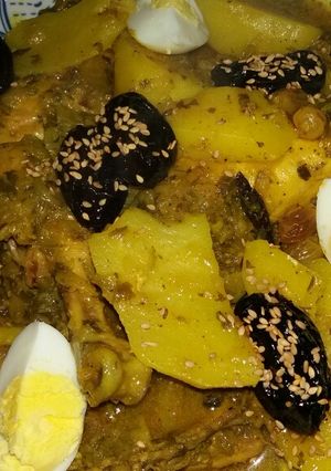 صورة لوصفة دجاج محمر في الكوكوط بنين وساهل