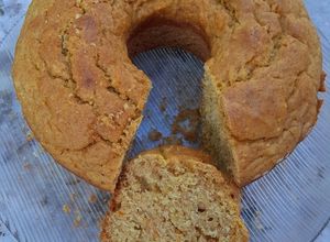 Una foto de Budín de naranja, sin harina blanca ni leche 🍊