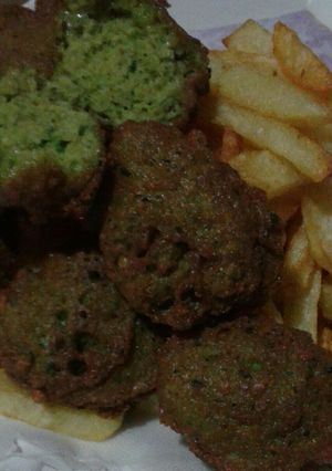 صورة لوصفة طعمية او الفلافل