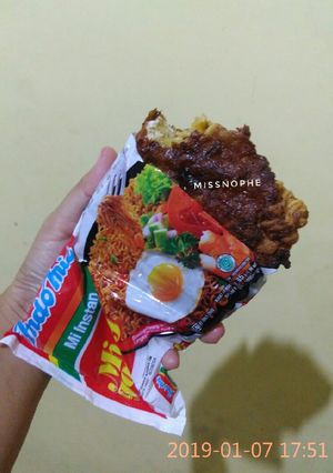 Foto resep Indomie goreng real VIRAL