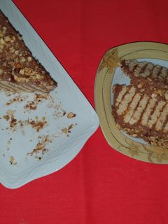 O poză a rețetei Prăjitură cu biscuiți.