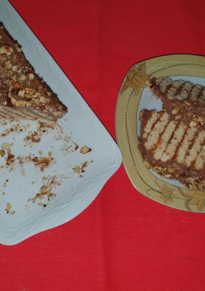 O poză a rețetei Prăjitură cu biscuiți.