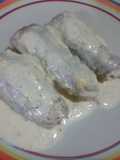 Rollitos de carne y queso a las pimientas