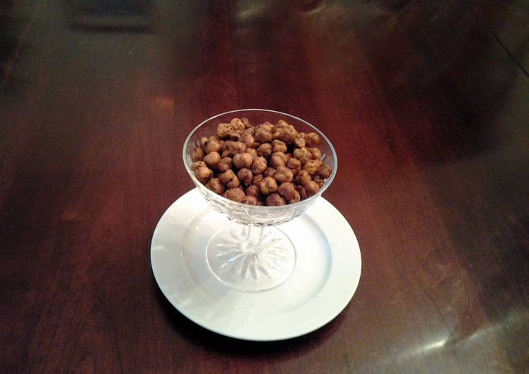 Recipe of Homemade Spicy Roasted Chick-Peas (Garbanzo Beans)