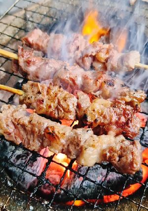รูปของ หมูปิ้ง เนื้อปิ้งสูตรน้ำผึ้งนมสด เนื้อนุ่มมาก