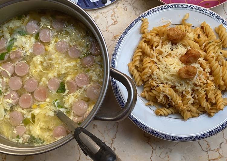How to Cook Appetizing Sup jagung telur