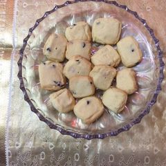 A picture of Chocolate Chip Short Bread cookies  (with Maida).