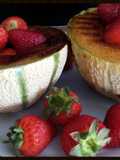 AMIEs Grilled MELON with STRAWBERRY
