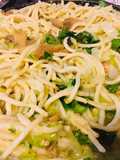 Spaghetti verde sin lácteos