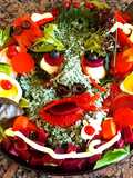 Ensalada "casi Halloween"