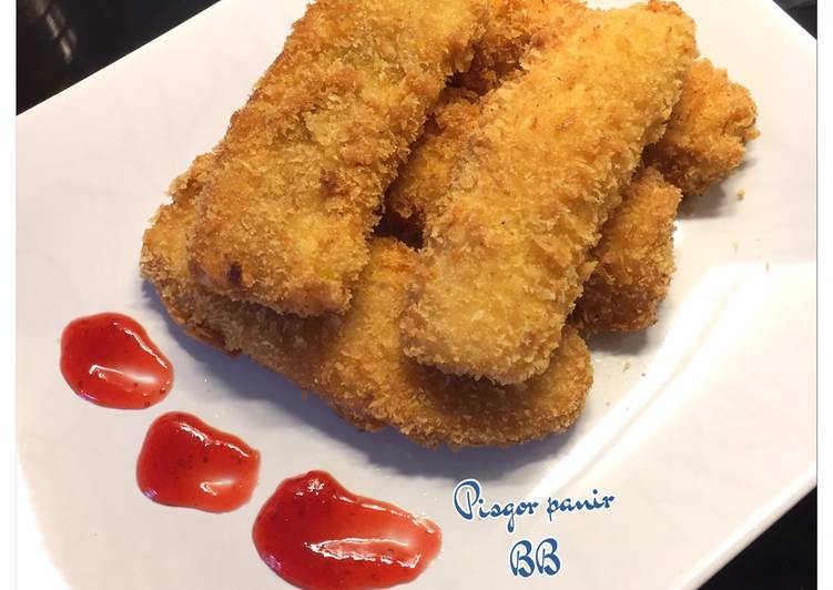 Cara Gampang Menyiapkan Pisang goreng panir Anti Gagal