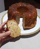 Bizcocho (Bundt cake) de pera, canela y vainilla