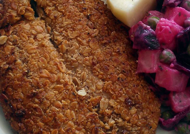 Recipe of Award-winning Vickys Scottish Fried Herring in Oatmeal, GF DF EF SF NF