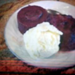 A picture of 5 minute chocolate mug cake.