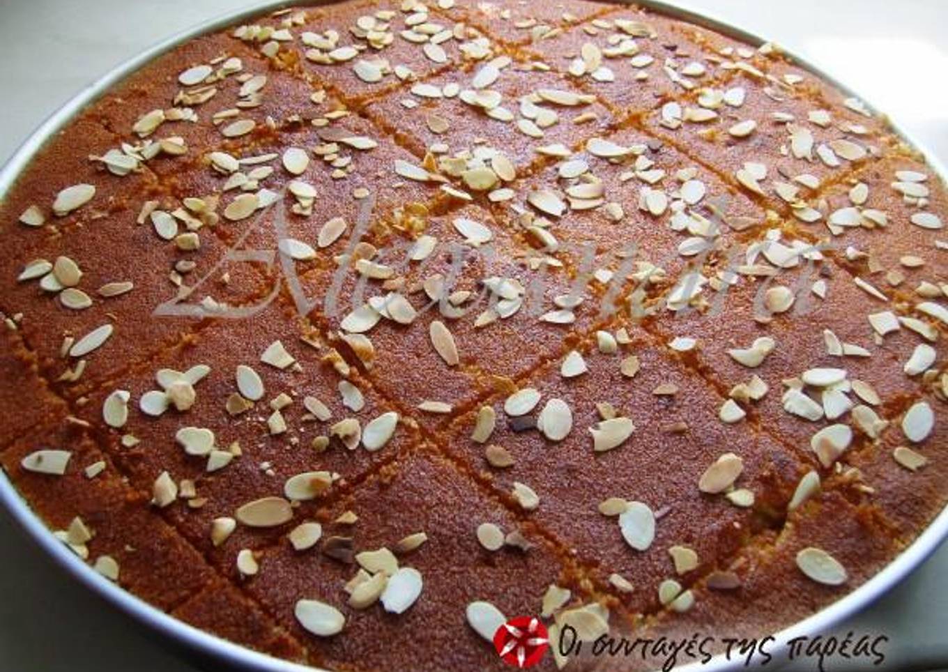 Yoghurt cake with syrup