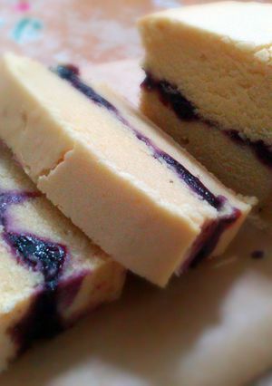 A picture of Yogurt Cake With Fruit Jam.