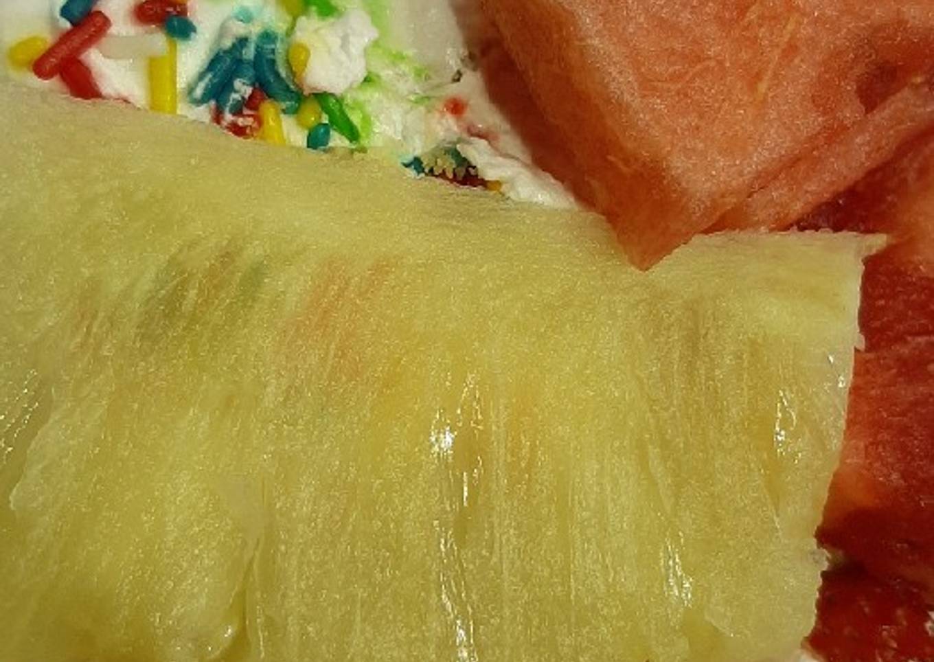 Mixed fruit pudding