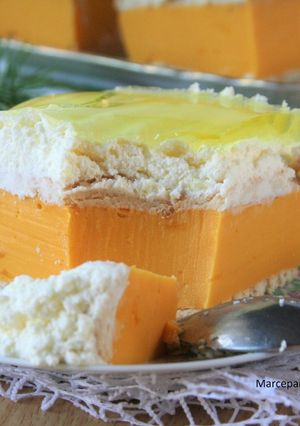 Zdjęcie przepisu Ciasto z mango bez pieczenia.